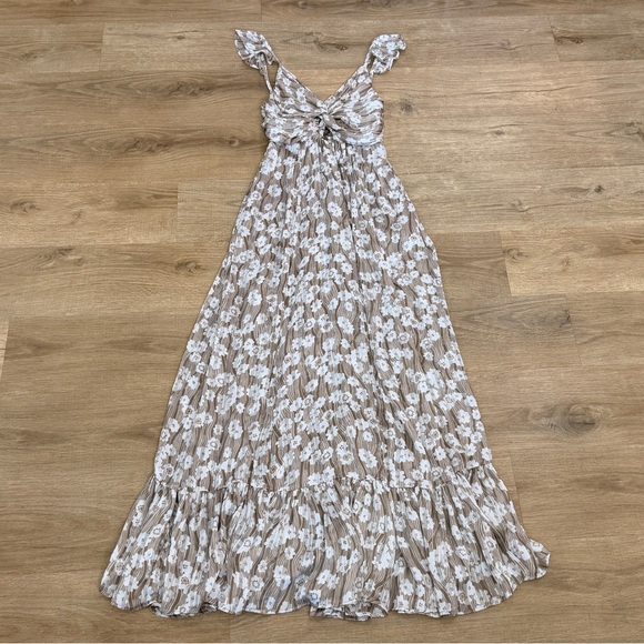 Floral Print Cut Out Maxi Dress Silvia Gown Sabina Musayev - Picture 7 of 13